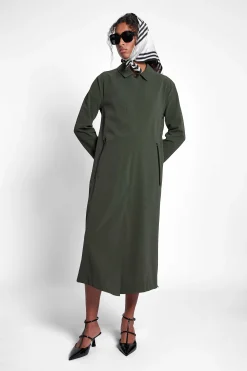 STUTTERHEIM Kvinners Salg<Hornstull Matt Lang Regnfrakk