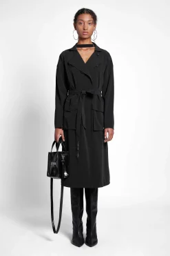 STUTTERHEIM Kvinners Salg<Kista Matt Trenchcoat
