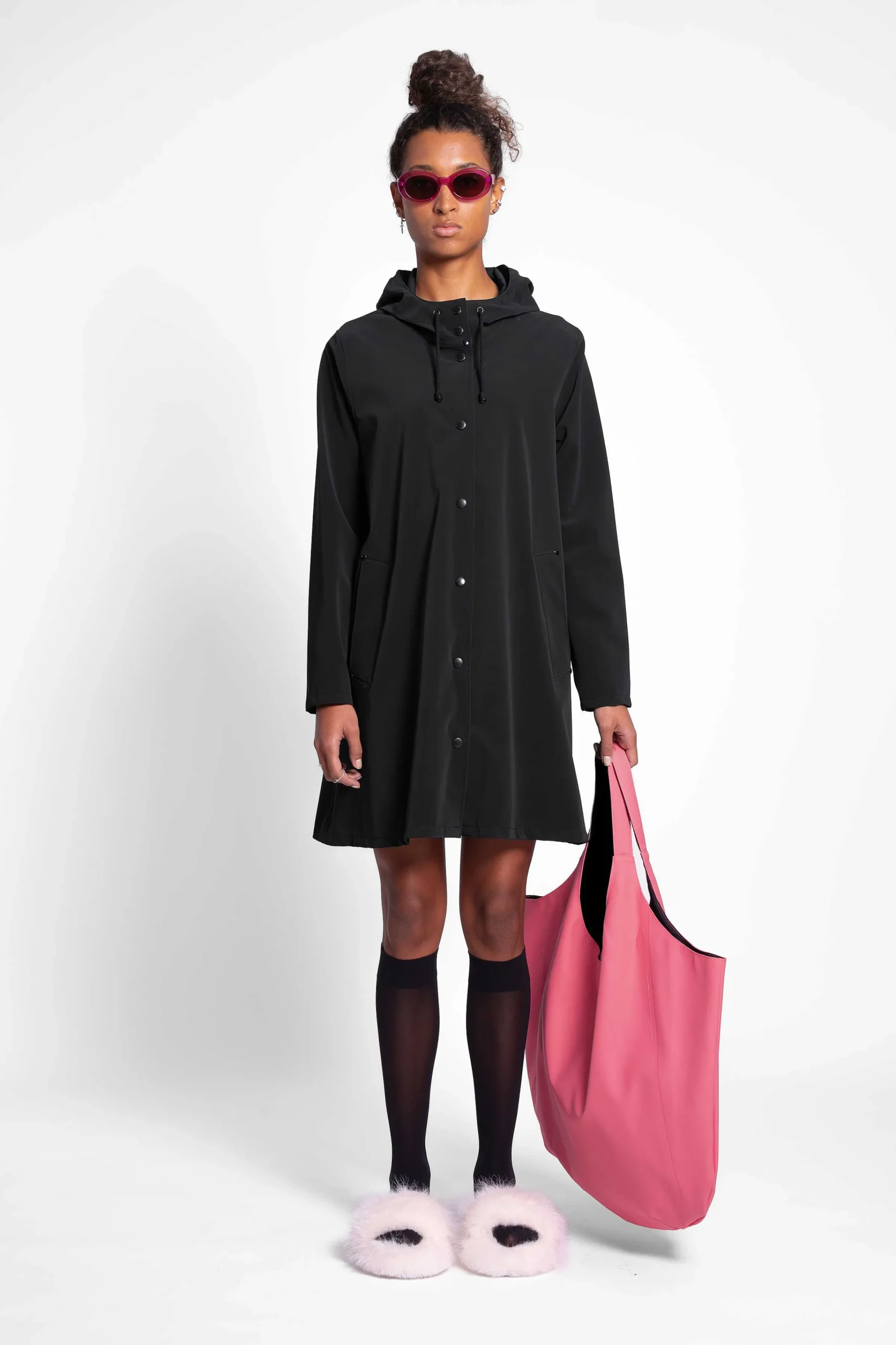 STUTTERHEIM Kvinners Salg<Mosebacke Lett Matt Regnfrakk