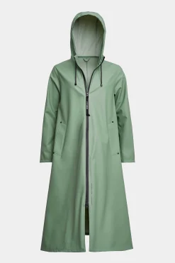 STUTTERHEIM Kvinners Salg<Mosebacke Long Zip Regnfrakk