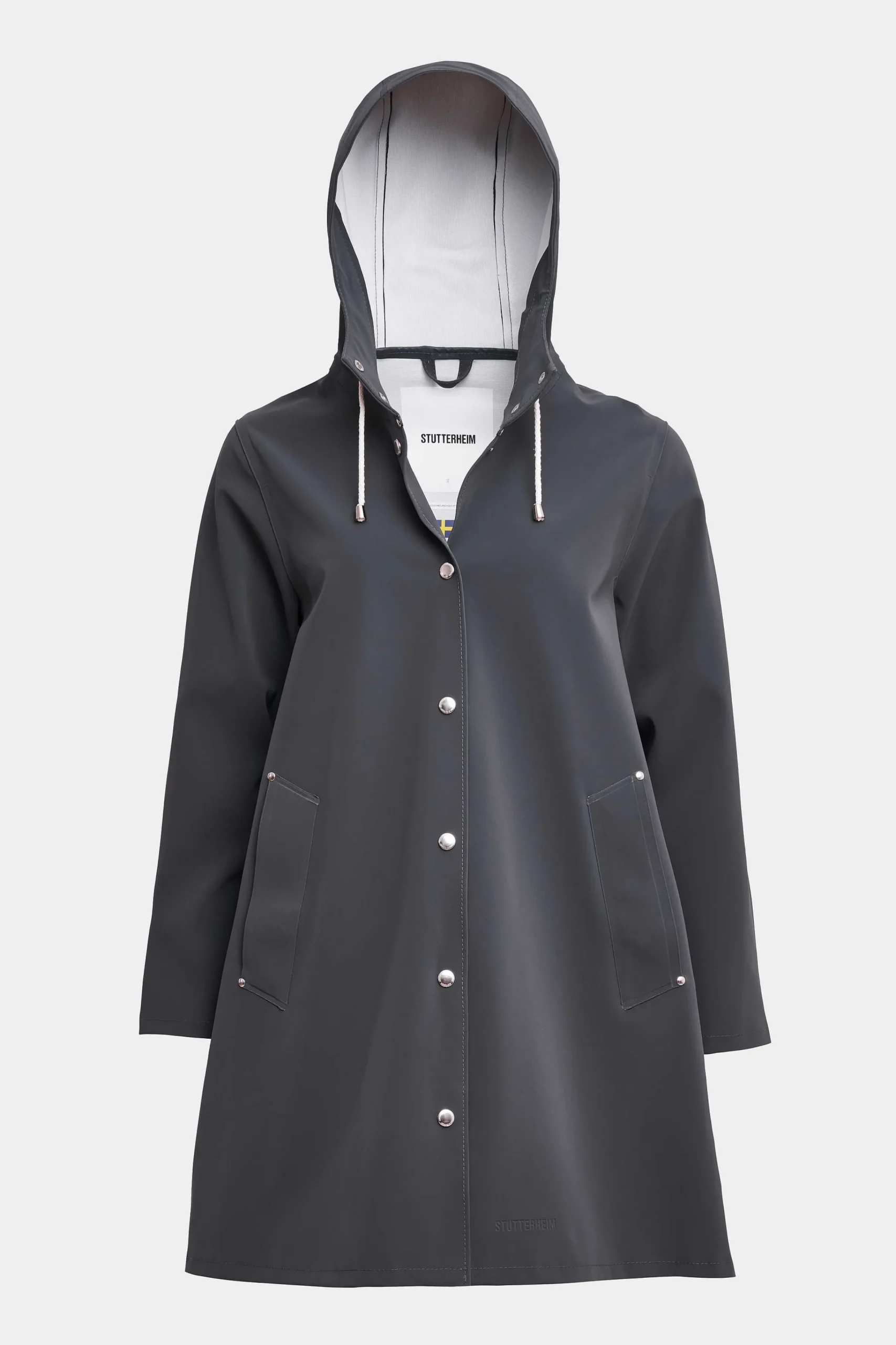 STUTTERHEIM Kvinners Salg<Mosebacke Matt Regnfrakk