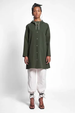 STUTTERHEIM Kvinners Salg<Mosebacke Matt Regnfrakk