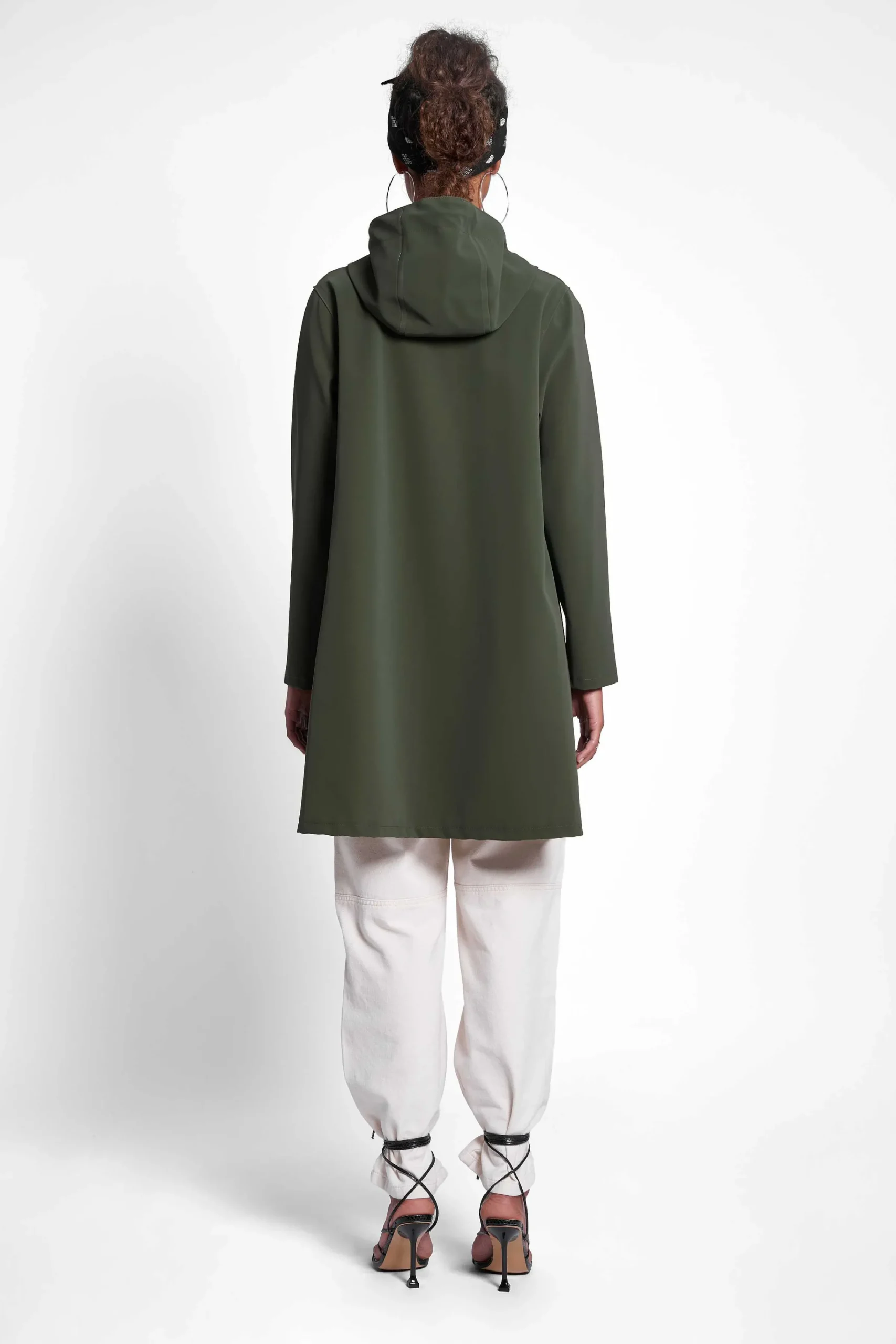 STUTTERHEIM Kvinners Salg<Mosebacke Matt Regnfrakk