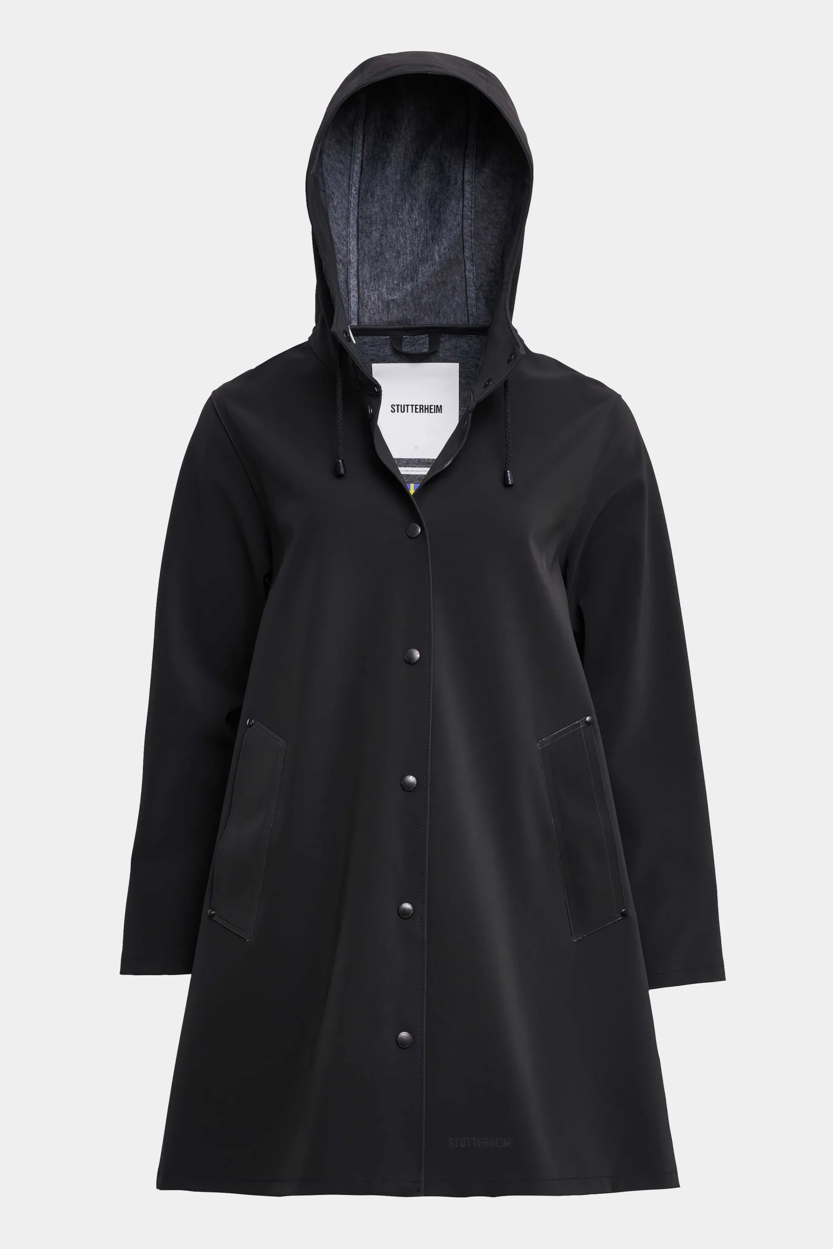 STUTTERHEIM Kvinners Salg<Mosebacke Matt Regnfrakk