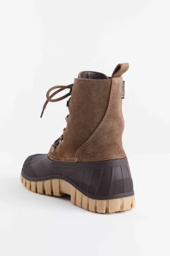 STUTTERHEIM Støvler I Semsket Skinn<Patruljestovel Semsket Skinn