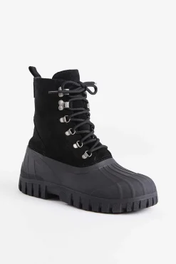 STUTTERHEIM Støvler I Semsket Skinn<Patruljestovel Semsket Skinn