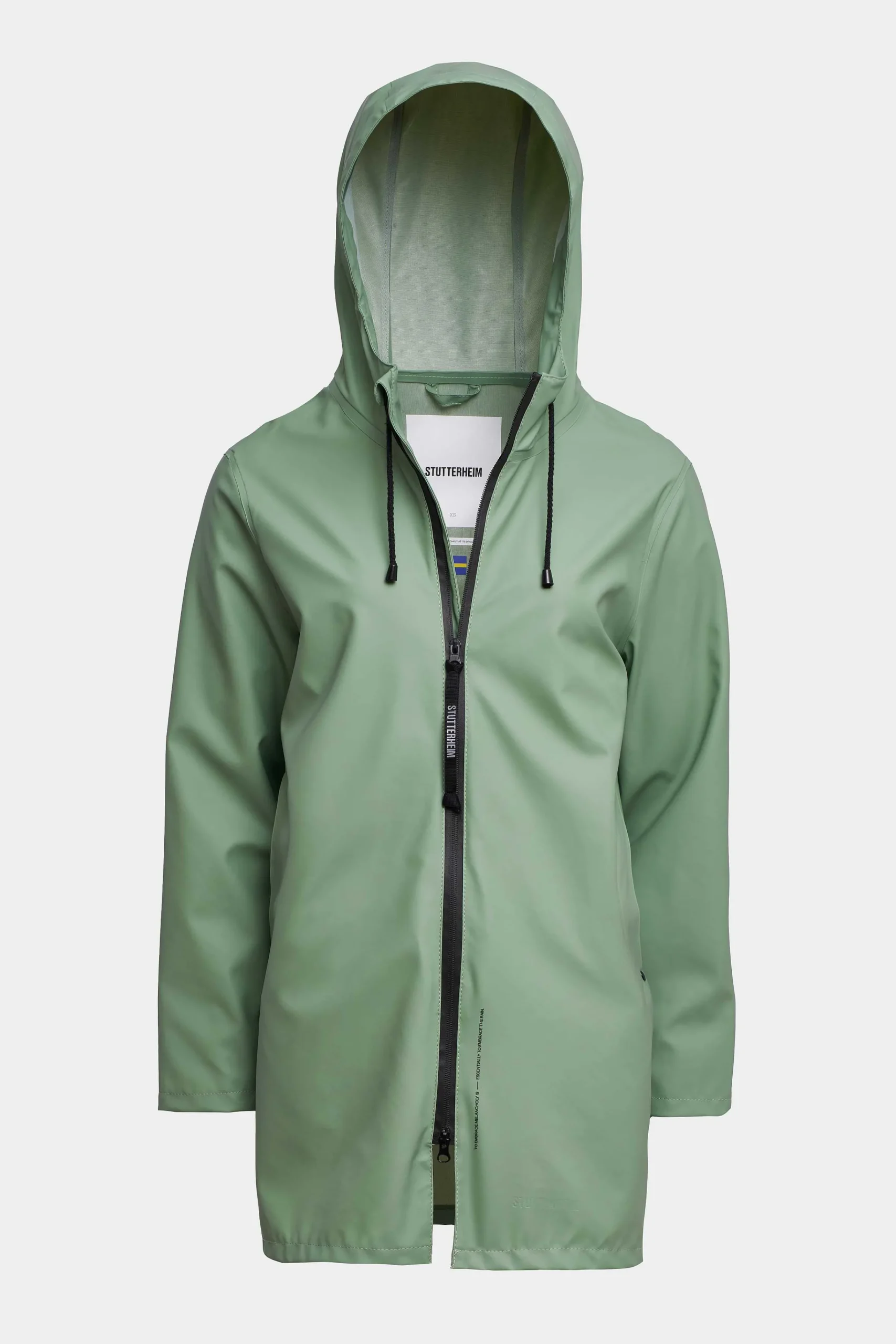 STUTTERHEIM Herresalg<Stockholm Lightweight Zip Regnfrakk