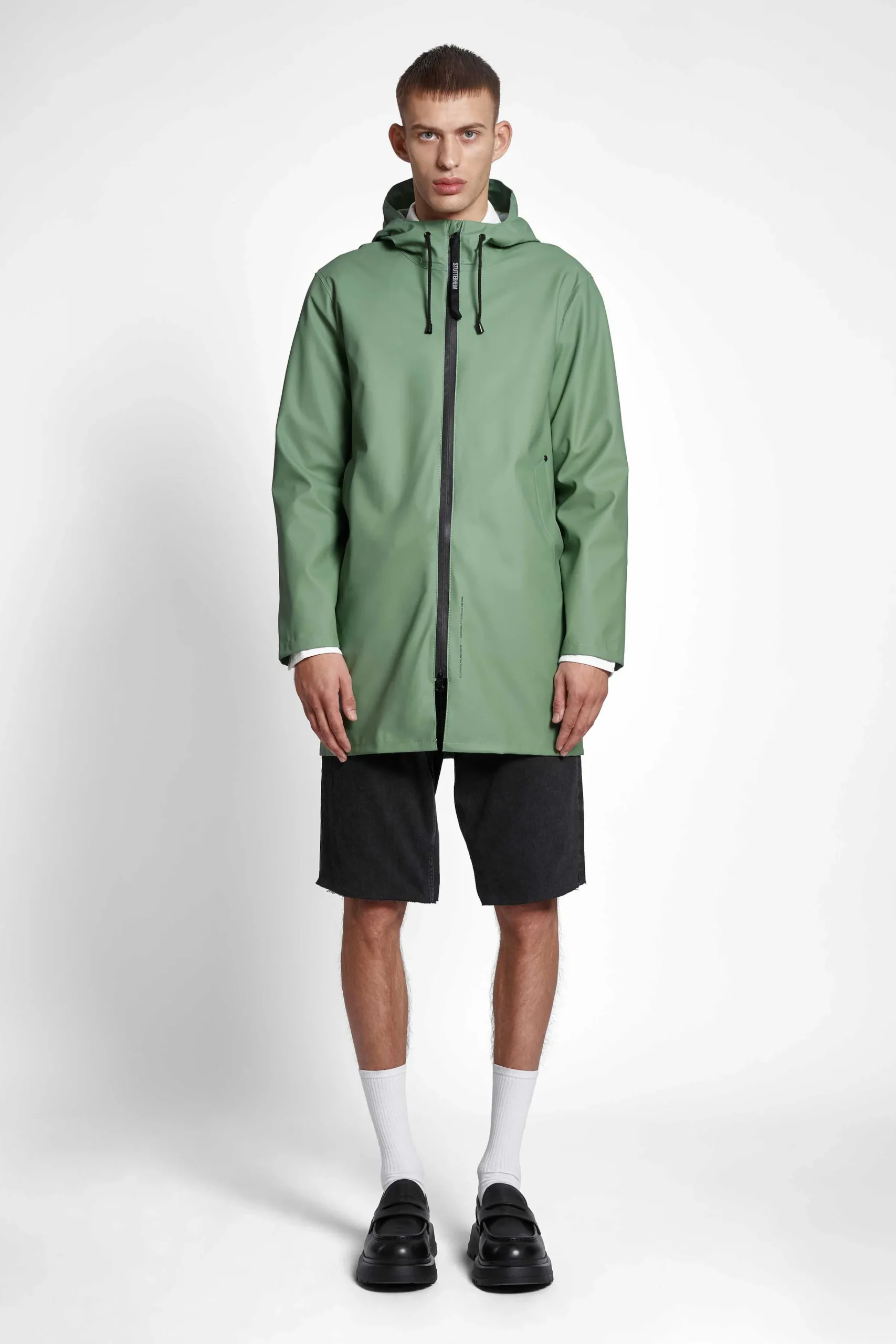 STUTTERHEIM Herresalg<Stockholm Lightweight Zip Regnfrakk