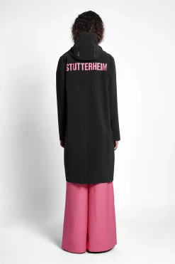 STUTTERHEIM Herresalg<Stockholm Long Matte Print Regnfrakk