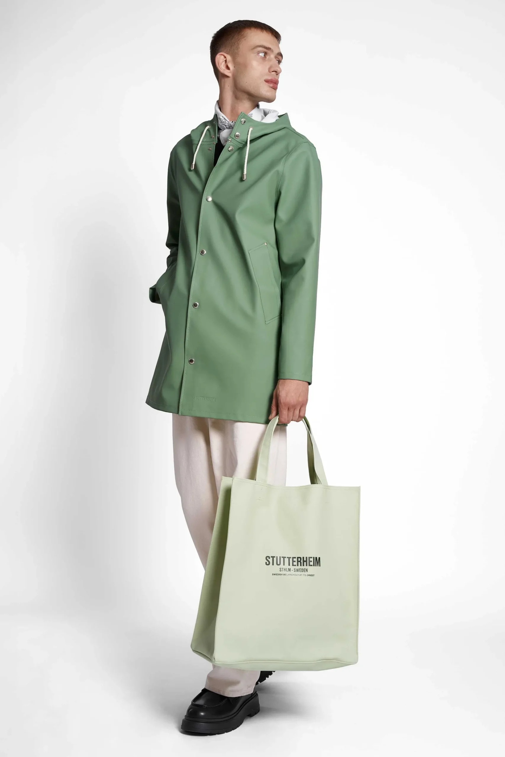 STUTTERHEIM Herresalg<Stockholm Regnfrakk